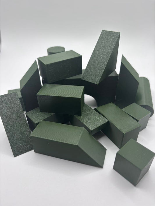 🧱 Kit de 18 Blocs – Compatible Architecto, Cliko, Tangramino, Equilibrio et Architek