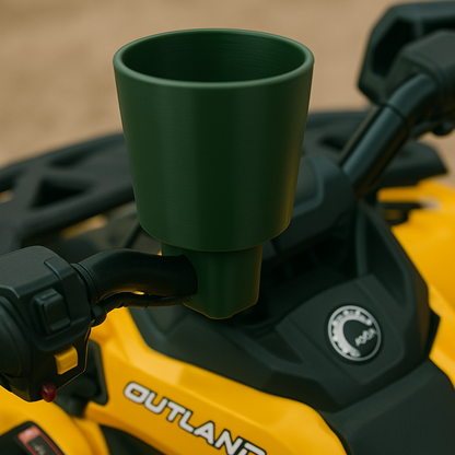 Porte-gobelet pour VTT, MOTO, ATV – Support Canette / Bière