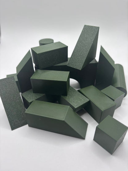 🧱 Kit de 18 Blocs – Compatible Architecto, Cliko, Tangramino, Equilibrio et Architek