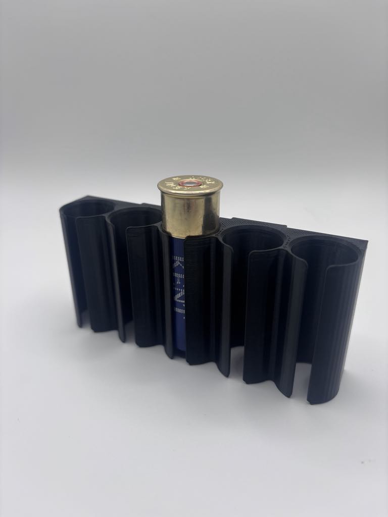 🔫 12 gauge ammunition holder – 3 or 5 cartridges