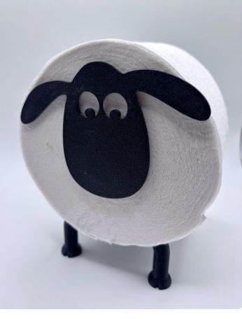 Support papier toilette mouton