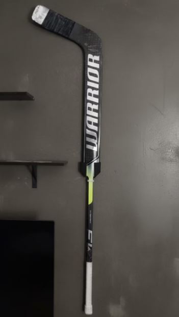 Support mural pour bâton de gardien de hockey
