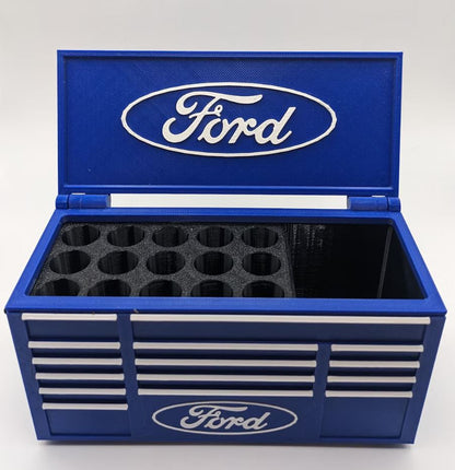 Organisateur de bureau Ford – Boîte à outils miniature  | Porte-stylos & rangement outils