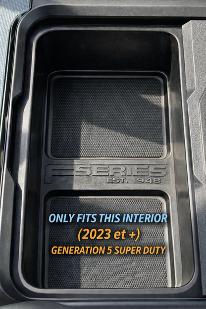 Insert porte-gobelet F250 F350 Ford Super Duty (2023 et +)  – Ajustement stable