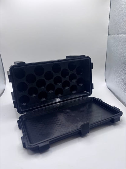 Boîte de rangement compacte pour 20 cartouches de calibre 12 jusqu à 3 1/2