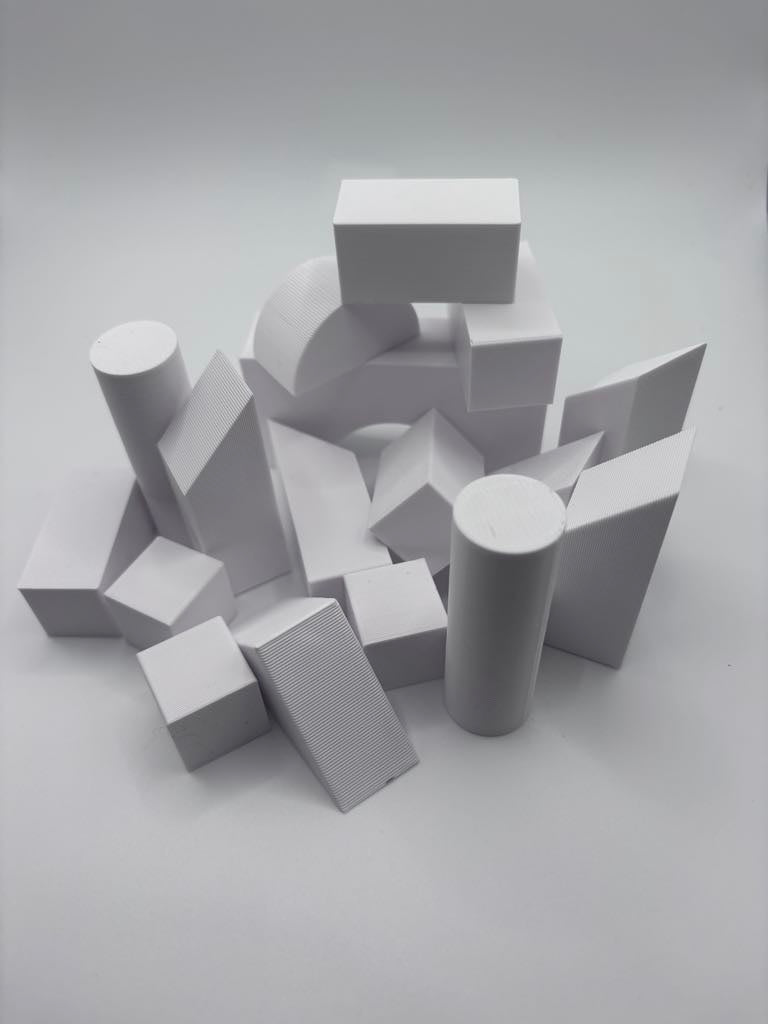 🧱 Kit de 18 Blocs – Compatible Architecto, Cliko, Tangramino, Equilibrio et Architek