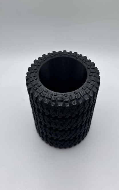 Porte-crayons design pneu – Accessoire de bureau original – Mud Tire – VTT