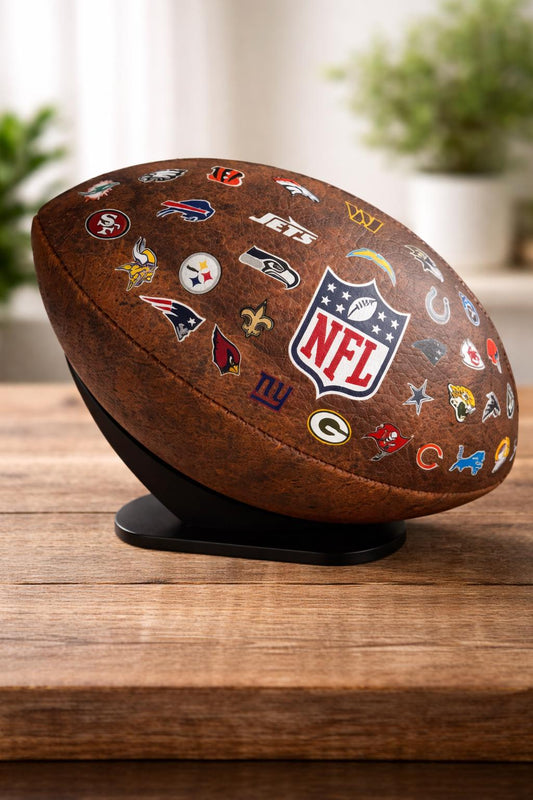 Support de ballon football – Support d’affichage pour ballon NFL | Présentoir stable et élégant