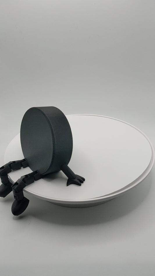 Petit bonhomme rondelle de hockey - Personnalisable | Figurine déco hockey articulée