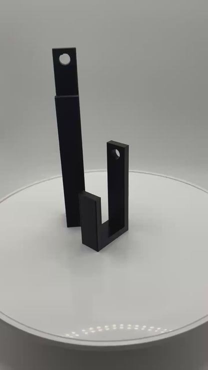 Support mural pour bâton de gardien de hockey – Kit de 2 crochets